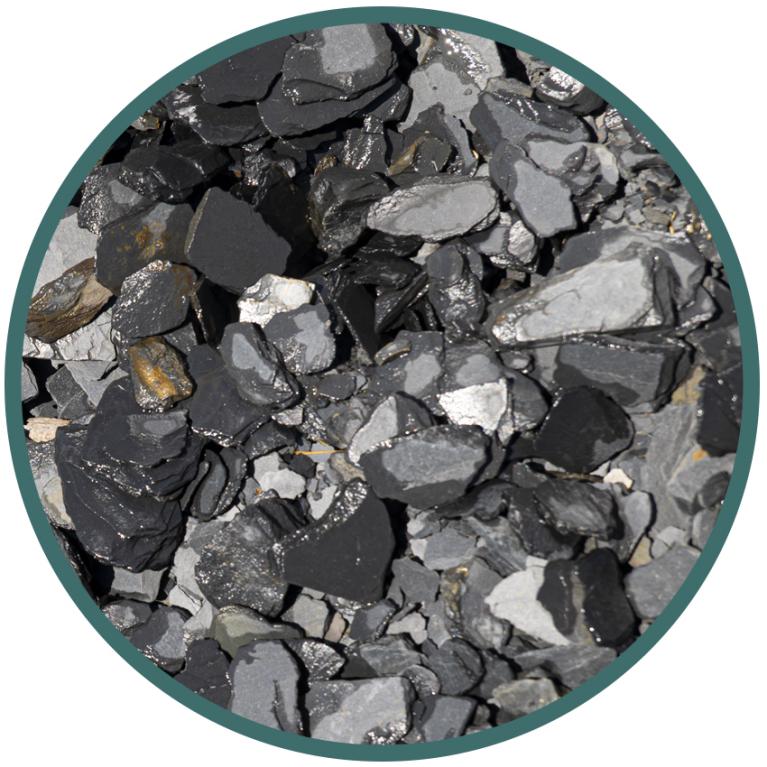 Vente paillage minéral ardoise noire - Joannic Casteljaloux Lot-et-Garonne