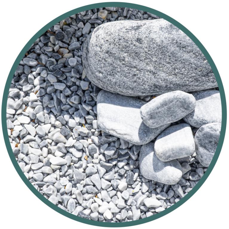 Vente galet décoratif gris bleu- Joannic Casteljaloux Lot-et-Garonne