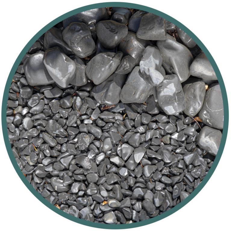 Vente galet décoratif basalte noir - Joannic Casteljaloux Lot-et-Garonne